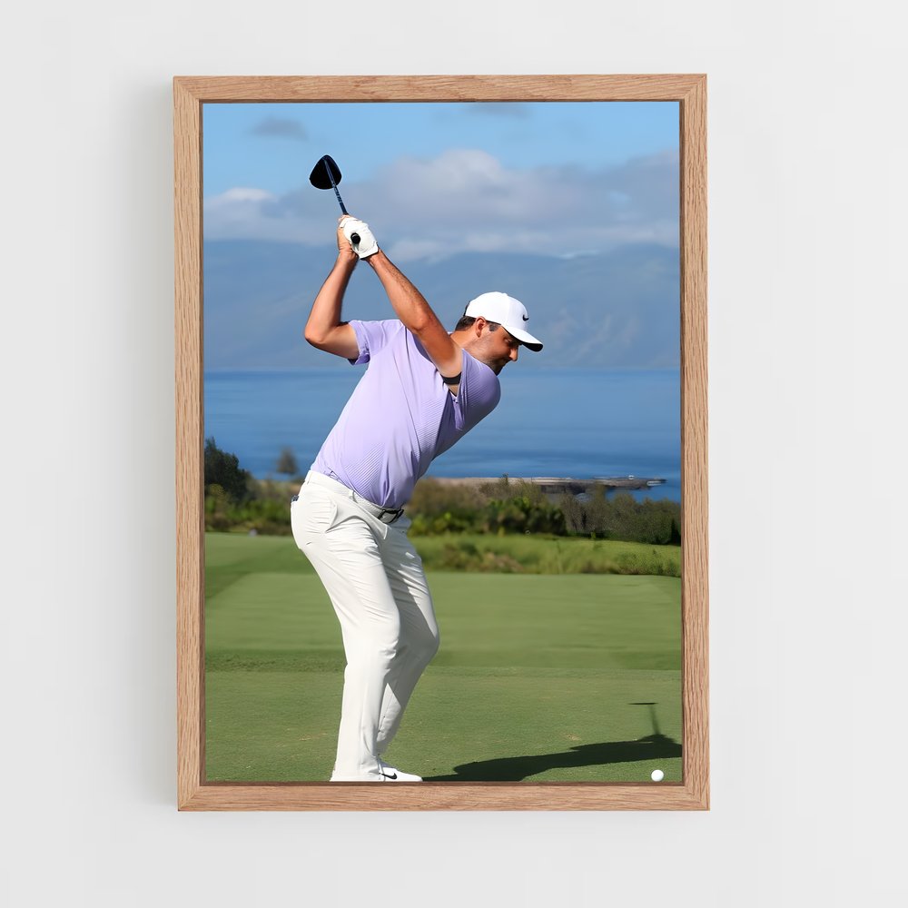 Poster Scottie scheffler – affiche Golf (vue 4)